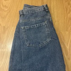 Quần jeans xanh đậm, tua rua 728803