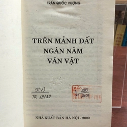TRÊN MẢNH ĐẤT NGÀN NĂM VĂN VẬT - TRẦN QUỐC VƯỢNG 466208