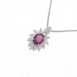 Dây chuyền ruby PT900/PT850 0.77CT - Hàng hiệu Chính hãng 860115