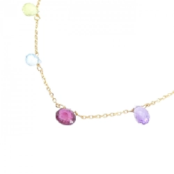 K18YG Đá màu Dây chuyền - Hàng hiệu Chính hãng 856374