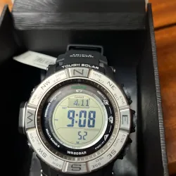Đồng hồ thể thao Casio Pro Trek PRG-350Y-1DR kim loại dây cao su 1010601