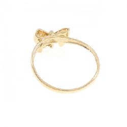 Nhẫn kim cương hình ruy băng × trái tim K18YG 0.03CT - Hàng hiệu Authentic 854577