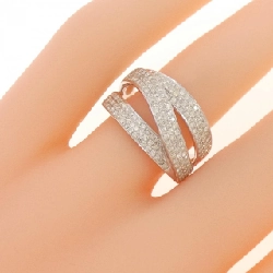 Nhẫn kim cương K18WG 0.68CT 672571