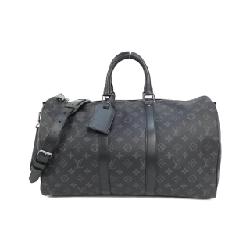 Túi du lịch Louis Vuitton Monogram Eclipse Keepall Bandoulière 45cm M40569 - Hàng hiệu Chính hãng