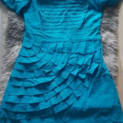 Đầm biển thiết kế bèo tầng hoa sang trọng trẻ trung H& M 564885