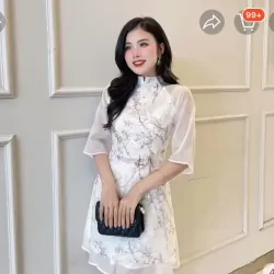 Sét váy hoa mặc tết, lễ hội