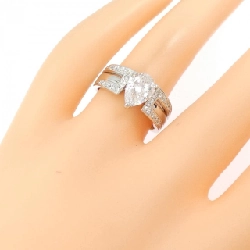 Nhẫn kim cương PT900 1.348CT D SI2 hình giọt nước - Hàng hiệu Authentic 879345