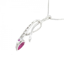 K18WG Dây chuyền Ruby 1.04CT - Hàng hiệu Chính hãng 858924