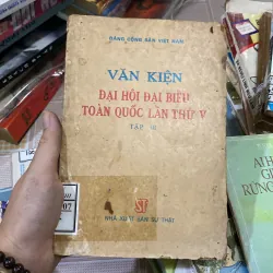 Văn kiện Đại hội đại biểu toàn quốc lần thứ V - Tập III