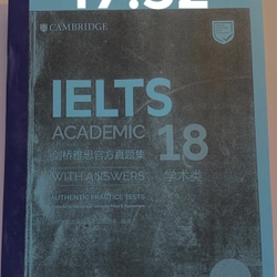 Sách IELTS CAMBRIDGE 18