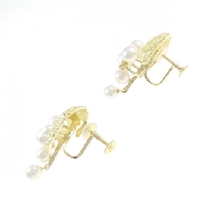 K18YG Bông tai ngọc trai Akoya - Hàng hiệu Authentic 874502