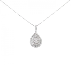 K18WG Dây chuyền kim cương 0.70CT - Hàng hiệu Chính hãng