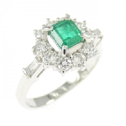 Nhẫn Emerald PT900 0.47CT