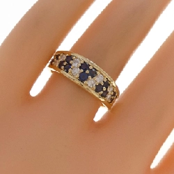 Nhẫn Sapphire K18YG 0.67CT - Hàng hiệu Chính hãng 851992