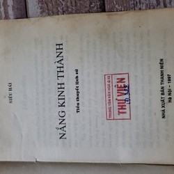 Nắng kinh thành, tiểu thuyết lịch sử  175165