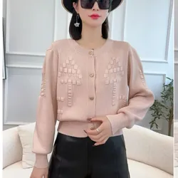 Áo cardigan quảng Châu Cao cấp chất liệu Len nông cừu  606551