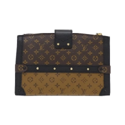 Túi xách đeo vai Louis Vuitton Monogram Reverse Trunk Clutch M43596 612081
