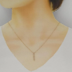 Dây chuyền kim cương K18PG 0.06CT - Hàng hiệu Chính hãng 861128