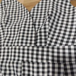 Jumpsuit 2 dây sọc ca rô  934554