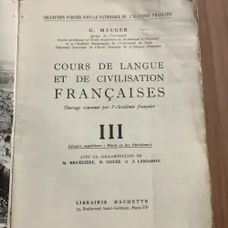 Ngôn ngữ và văn minh Pháp, quyển III, COURS DE LANGUE ET DE CIVILISATION FRANÇAISES 783980