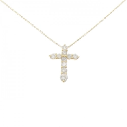 K18YG Dây chuyền kim cương hình chữ thập 1.00CT - Hàng hiệu Chính hãng