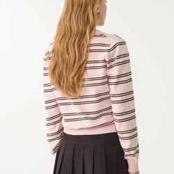 Áo polo cổ bẻ, cổ chữ V, tay dài hiệu Stradivarius của Tây Ban Nha, chính hãng 100%. 541008