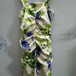 Đầm thun co giãn body 2 dây bản to size M 463089