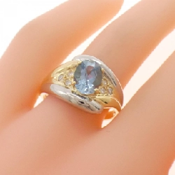 Nhẫn Blue Topaz K18YG/PT850 1.56CT - Hàng hiệu Chính hãng 846604