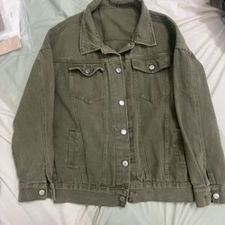 Áo khoác jena xanh rêu size M 154234