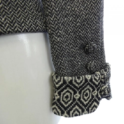 Jacket không cổ CHANEL P33328W04149 - Hàng hiệu Authentic 822355