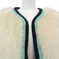 【Mã giảm giá】【Cổ điển】Áo khoác không cổ CHANEL 641844