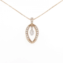 K18PG Dây chuyền kim cương 0.50CT - Hàng hiệu Chính hãng