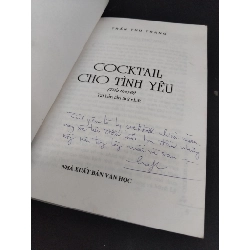 Cocktail cho tình yêu mới 80% bẩn bìa, ố, tróc gáy 2008 HCM2811 Trần Thu Trang VĂN HỌC 918113