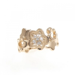 Nhẫn hồng ngọc hoa K18PG 0.05CT 670338