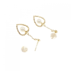 Bông tai ngọc trai Akoya hình trái tim K18YG 4.3mm - Hàng hiệu chính hãng 869658