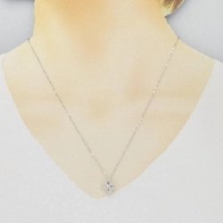 K18WG Hoa Kim Cương Dây Chuyền 0.25CT - Hàng hiệu Chính hãng 863333