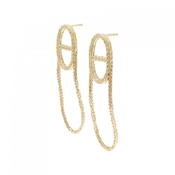 Bông tai Hermès Chaine d'Ancre Danae - Hàng hiệu Authentic 843831