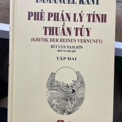 Phê phán lý tính thuần túy trọn bộ hai tập