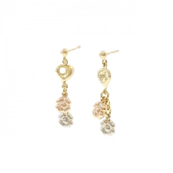 K18 Ba màu Heart×Flower Bông tai - Hàng hiệu Authentic 869134