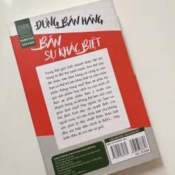(2hand) Sách đừng bán hàng- Bán sự khác biệt hàng đã qua sử dụng  740375