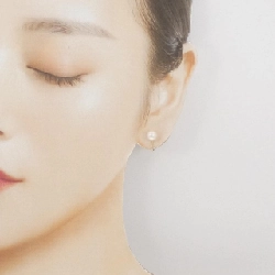 K18YG Bông tai ngọc trai Akoya 6.6mm - Hàng hiệu Chính hãng 878151