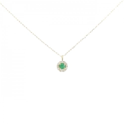 K18YG Emerald Necklace 0.07CT - Hàng hiệu Authentic