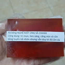 Xà bông thiên nhiên dược liệu mộc 3B kích thước 3x6x9cm, kl 110g, màu sắc đa dạng  306596