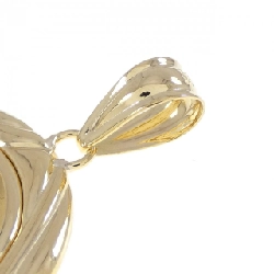 K18YG(枠) Mặt dây chuyền đồng xu - Hàng hiệu Authentic 865312