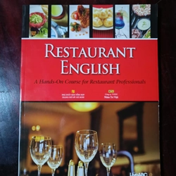 Restaurant English sách chuyên ngành có CD