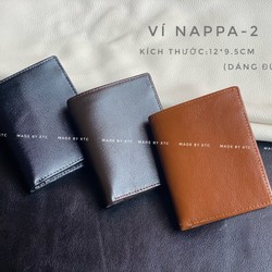 Xưởng ản xuất - Ví NAPPA 2 LỚP DA BÒ