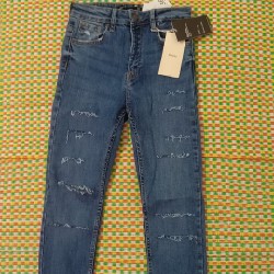 Quần jean (quần bò) nữ Bershka 26305