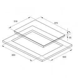 BẾP TỪ FAGOR 3IF-ZONE95AC 573560