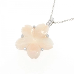 PT950/PT850 Hoa Anh Đào Đá San Hô Dây Chuyền - Hàng hiệu Chính hãng 849035