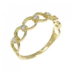 【Sản phẩm mới】Nhẫn pinky kim cương K18YG 0.05CT